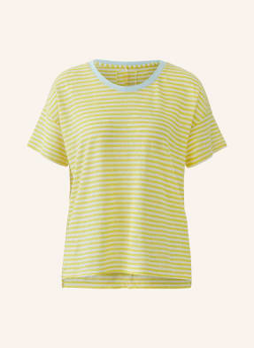 Oui T-Shirt Aus Leinen weiss
