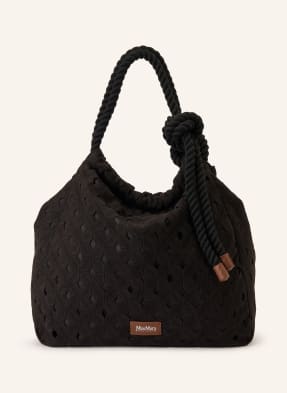 Max Mara Beachwear Strandtasche Bcharte schwarz