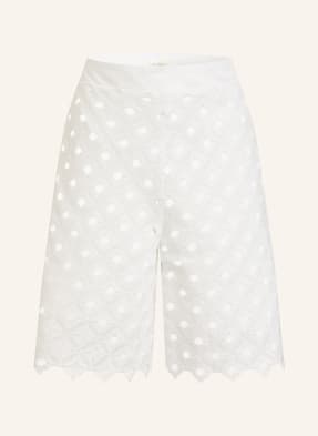 Max Mara Beachwear Háčkované Šortky Uguale bílá