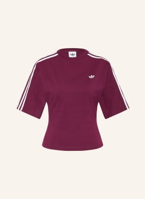 Adidas Originals Tričko Slim tmavě červená