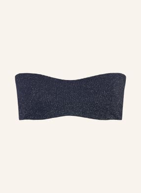 Jets Australia Bandeau Bikiny Tirari Nights S Třpytivou Přízí tmavě modrá / stříbrná