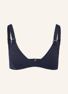 Jets Australia Bralette-Bikiny Tirari Nights S Třpytivou Přízí tmavě modrá / stříbrná