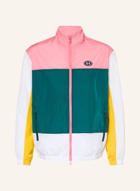 Under Armour Tréninková Bunda Ua Icon růžová / žlutá / tmavě zelená