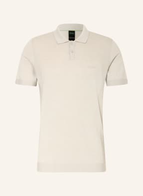 Boss Strick-Poloshirt Momentum Lite Regular Fit beige