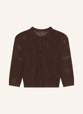 Windsor. Strickjacke Mit 3/4-Arm braun