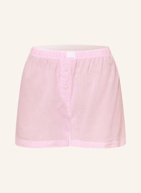 Mey Pyžamové Šortky Série Cotton Stripes růžová / bílá