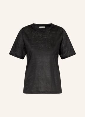 Lilienfels T-Shirt Aus Leinen schwarz