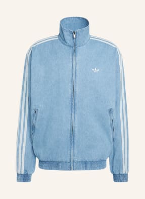 Adidas Originals Džínová Bunda modrá / bílá