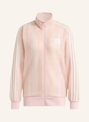 Adidas Originals Tréninková Bunda Knitted Firebird světle růžová / bílá