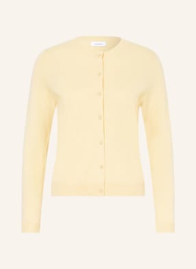 Darling Harbour Strickjacke Aus Cashmere gelb