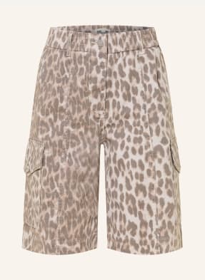 Baum Und Pferdgarten Džínové Bermudy Neeto c8224 leopard corduroy mix