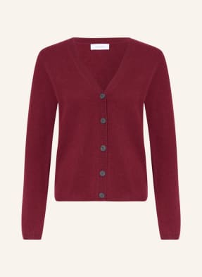 Darling Harbour Strickjacke Aus Cashmere rot