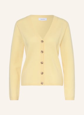 Darling Harbour Strickjacke Aus Cashmere gelb