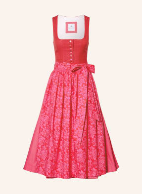 Hammerschmid Dirndl Pillersee červená / růžová