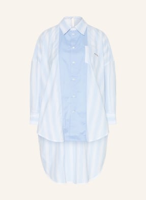 Marni Košile Oversize tmavě modrá / černošedá / bílá