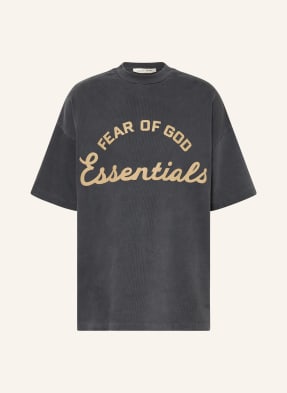 Essentials - Fear Of God Mikina Oversize tmavě šedá / béžová
