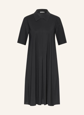 Lilienfels Hemdblusenkleid schwarz