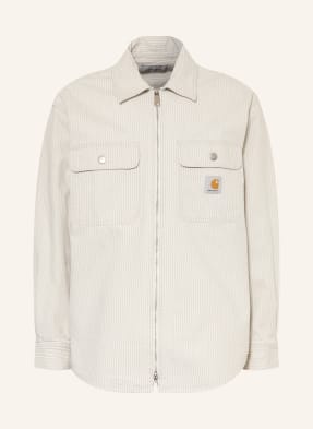 Carhartt Wip Přehoz Mercer světle šedá / bílá