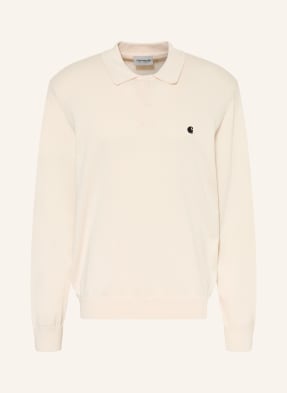 Carhartt Wip Pletené Polo Tričko Madison krémová