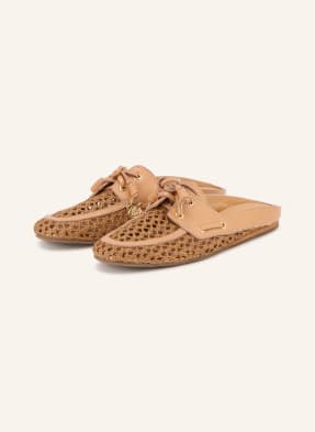 Ancient Greek Sandals Pantofle Naveta hnědá / světle hnědá