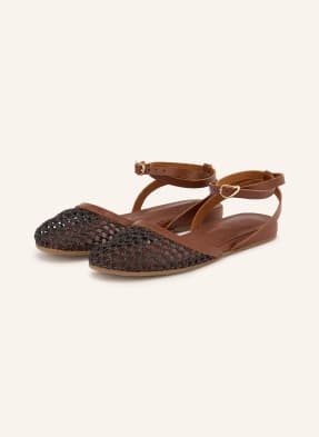Ancient Greek Sandals Sandály Filothea tmavě hnědá