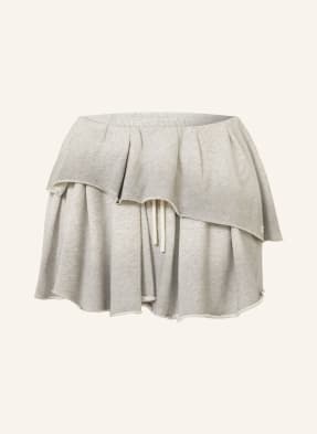 Acne Studios Sweatová Sukně S Volánky šedá