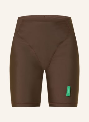 District Vision Běžecké Legíny Pocketed hnědá