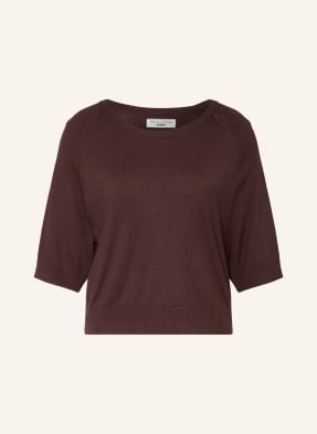 Marc O'polo Denim Svetr S 3/4 Rukávy tmavě hnědá