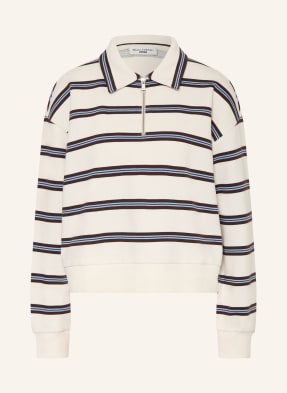 Marc O'polo Denim Mikina S Límečkem krémová / tmavě hnědá / tmavě modrá