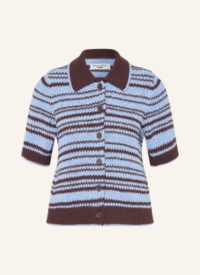 Marc O'polo Denim Svetr tmavě hnědá / modrá