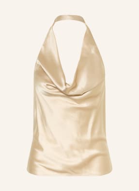 Eb Denim Hedvábný Top Cassia zlatá