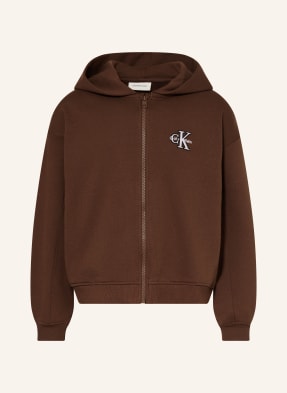 Calvin Klein Sweatjacke braun