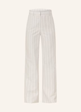 Darling Harbour Kalhoty Z Marlenu S Lnem beige