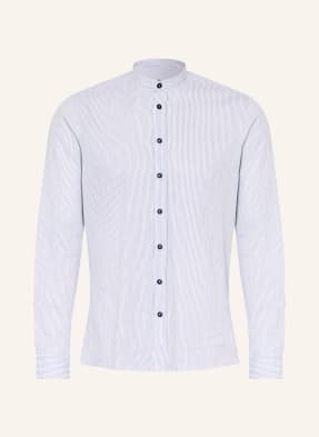 Hammerschmid Krojová Košile Slim Fit Se Stojáčkem bílá / modrá