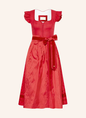 Alpenherz Dirndl Marie červená