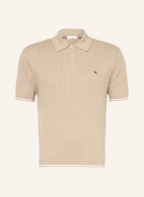 Tommy Hilfiger Strick-Poloshirt beige