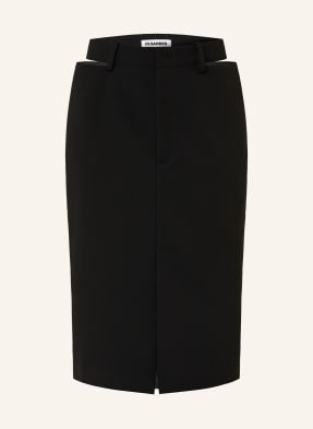 Jil Sander Sukně S Výřezy černá