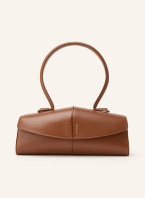 Jil Sander Taška Přes Rameno Linea hnědá