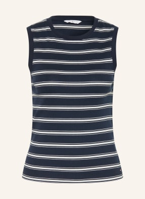 Tommy Hilfiger Top tmavě modrá / bílá