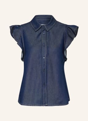 Tommy Hilfiger Košile V Džínovém Stylu tmavě modrá