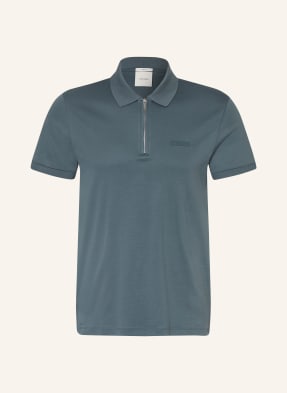 Calvin Klein Jersey-Poloshirt Slim Fit grau