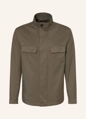 Zegna Přeplášť šedá