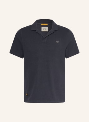 Camel Active Pletené Polo Tričko tmavě modrá