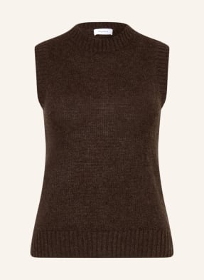 Darling Harbour Cashmere-Pullunder braun