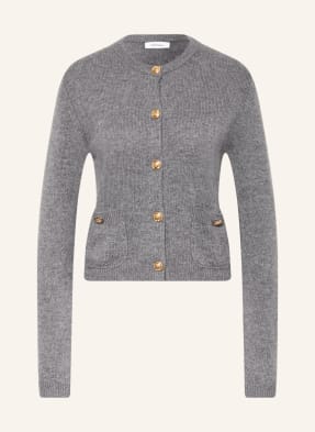 Darling Harbour Strickjacke Aus Cashmere grau