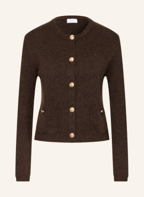 Darling Harbour Strickjacke Aus Cashmere braun