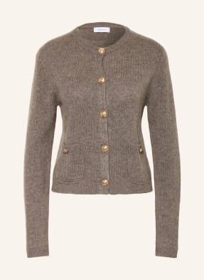Darling Harbour Strickjacke Aus Cashmere braun