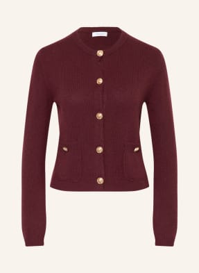 Darling Harbour Strickjacke Aus Cashmere rot