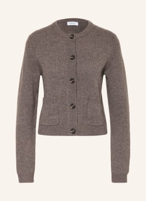 Darling Harbour Strickjacke Aus Cashmere braun