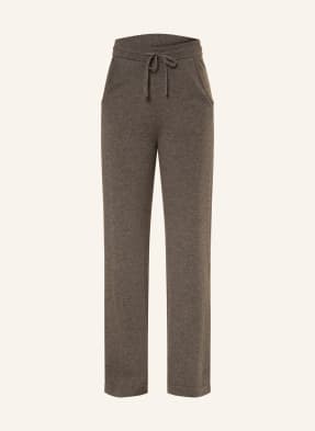 Darling Harbour Strickhose Mit Cashmere braun